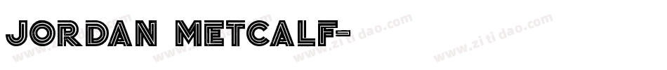 jordan metcalf字体转换